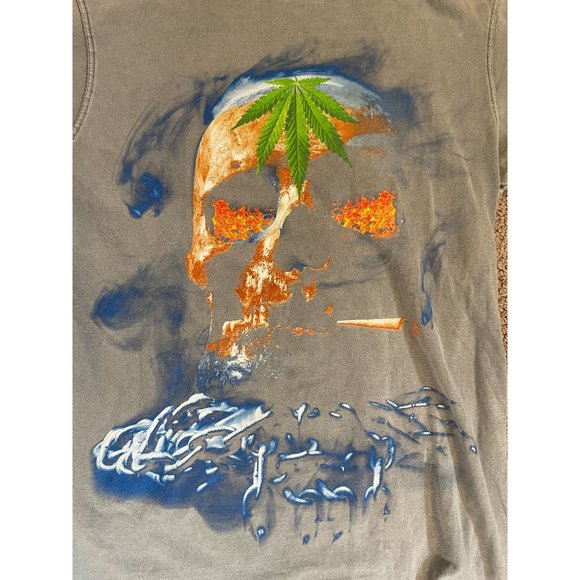 Vintage Rare 2017 Travis Scott Rolling Loud T Shirt Concert Astroworld Weed - Picture 2 of 4